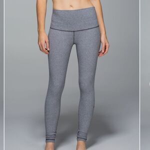 LULULEMON | Wunder Under Cotton Pants Roll Down Wee Stripe Women’s Size 4